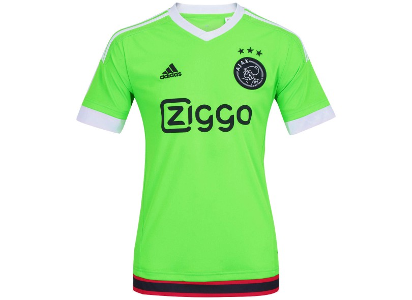 Camisa Torcedor Ajax II 2015/16 sem Número Adidas