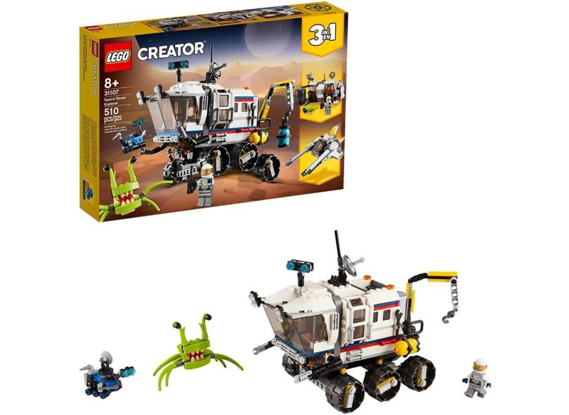 Lego Creator 31107 - Modelo 3 Em 1 - Carro Lunar Explorador com o ...