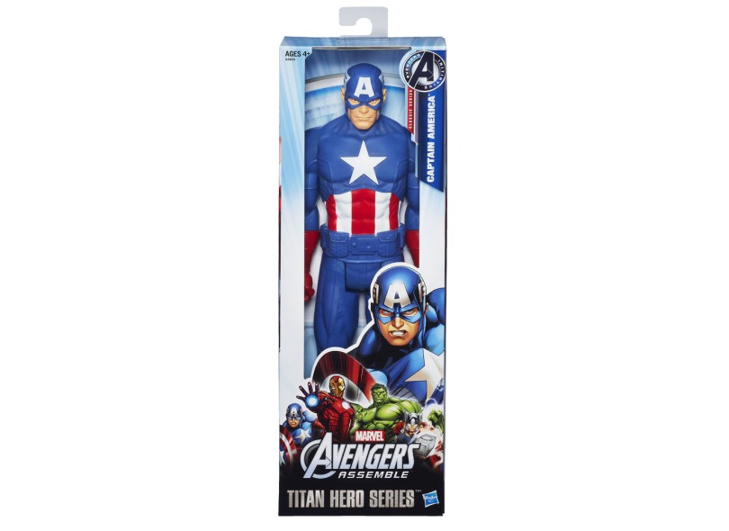 Boneco Capitão América Avengers Initiative A4809 - Hasbro