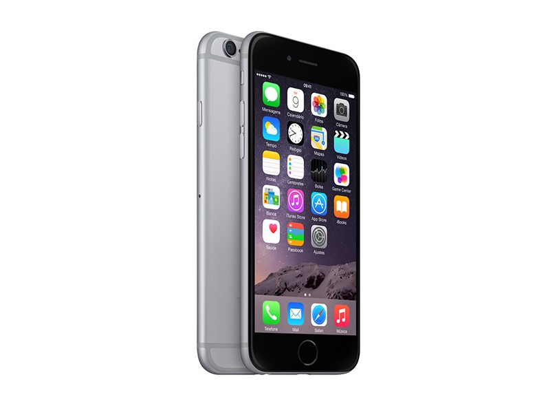 Novo Smartphone Apple iPhone 6 64GB Câmera 8,0 MP iOS 8 3G 4G Wi-Fi