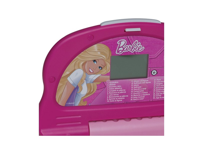 Laptop Infantil Barbie 30 Atividades Candide Fashion