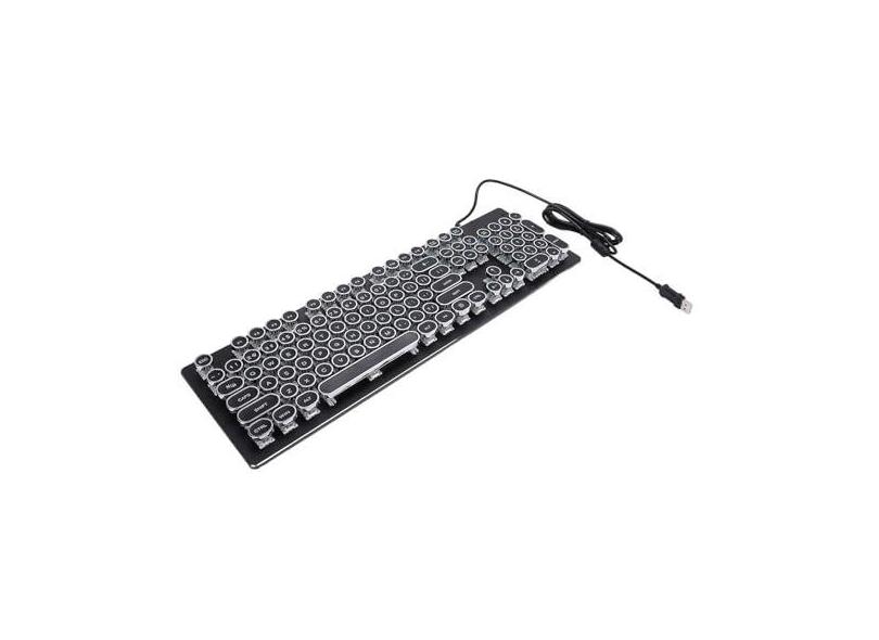 Teclado para Jogos Rgb Usb Teclado Mecânico para Jogos para Switch Azul 10 Xp, Teclado Com Fio Teclado Mecânico para Jogos Anti Ghosting para Switch Azul, Teclados para Jogos