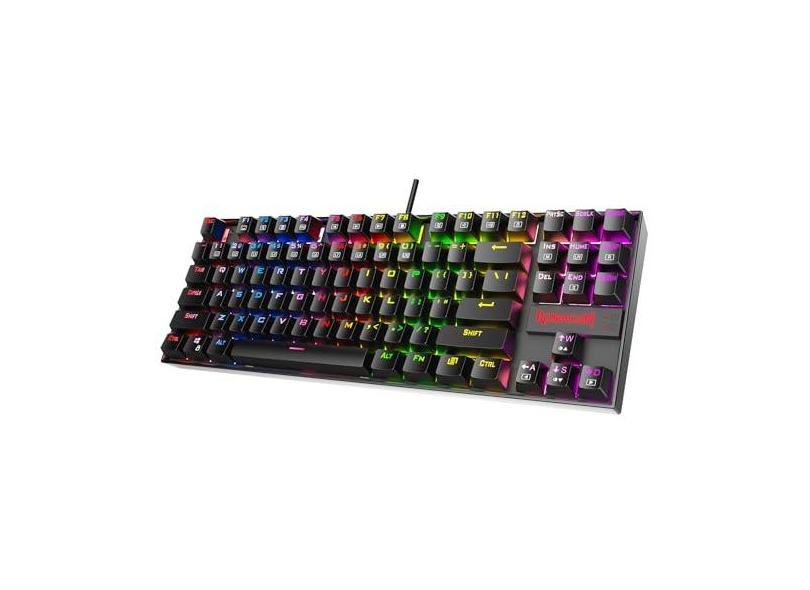 Teclado Gamer Redragon Kumara Mecanico Rgb Switch Azul, K552rgb-1