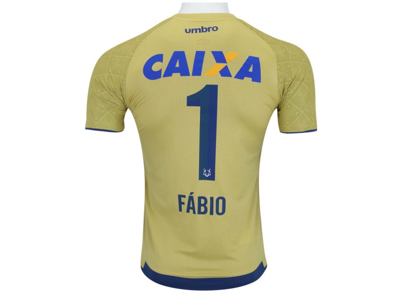 Camisa Goleiro Cruzeiro 2017 Fábio nº 1 Umbro