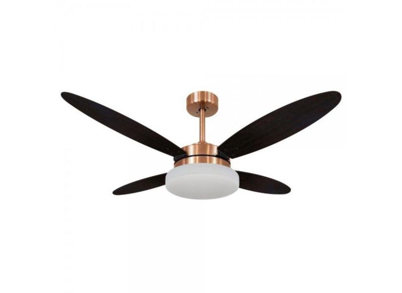 Ventilador De Teto Volare Cobre Vd50 Lanai 4 Pás  Ou Tabaco - 