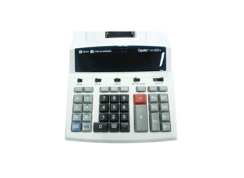 Calculadora De Mesa com Bobina Menno Copiatic CIC302TS