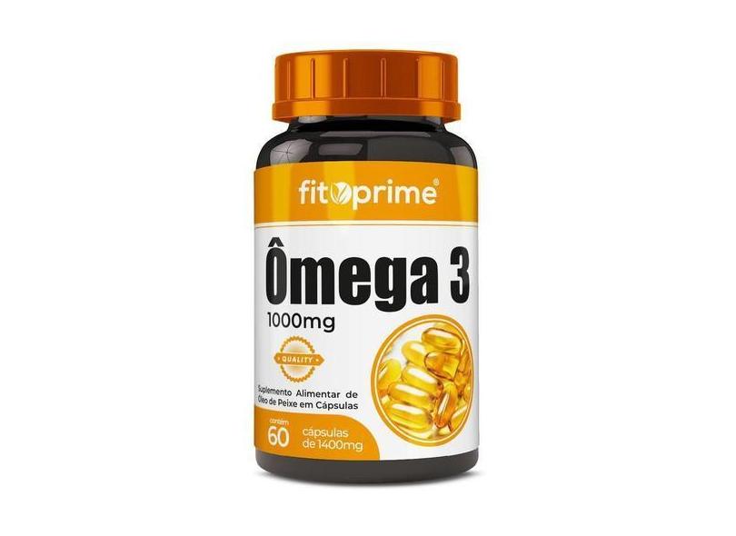 Ômega 3 Óleo De Peixe 1000Mg Com 60 Cápsulas Fitoprime
