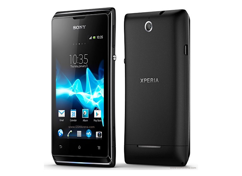 Smartphone Sony Xperia E Dual Câmera 3.2 Megapixels Desbloqueado 4 GB Android 4.0 (Ice Cream Sandwich) Wi-Fi