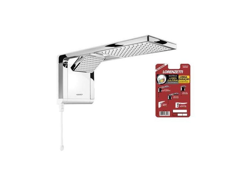 Chuveiro Lorenzetti Acqua Duo Ultra Eletrônico Branco/Cromado 127V + R