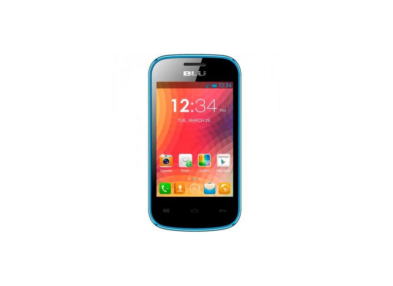 Smartphone Blu Dash Jr D140 2 Chips Android 2.3 (Gingerbread) Wi-Fi