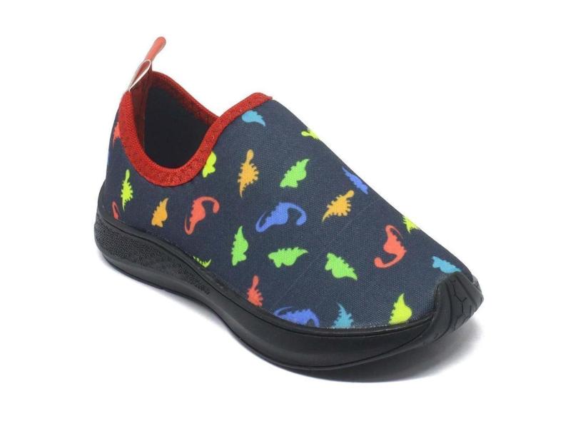 Tênis Masculino Infantil Escolar Calce Fácil Macio Moda-Masculino