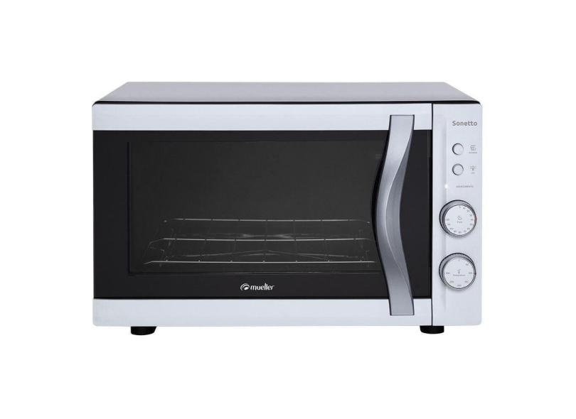 Forno Elétrico 44 Litros Sonetto Grill E Timer Mueller Branco 110v