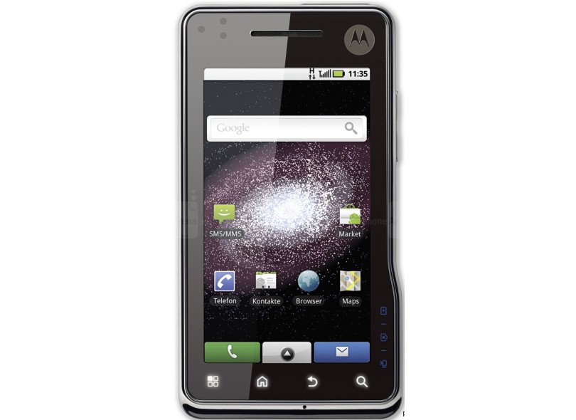 Smartphone Motorola Milestone XT701 Android 2.1 (Eclair) Wi-Fi 3G