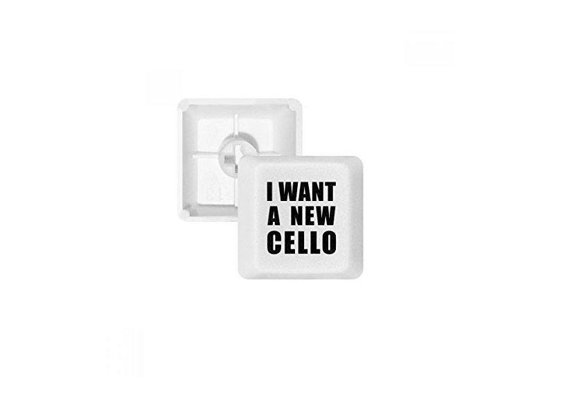Kit de atualização para jogos com teclado mecânico PBT I Want A New Cello Keycap