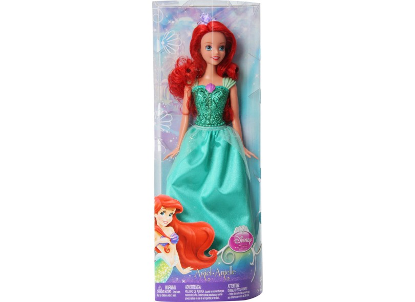 Boneca Princesas Disney Ariel BBM22 Mattel