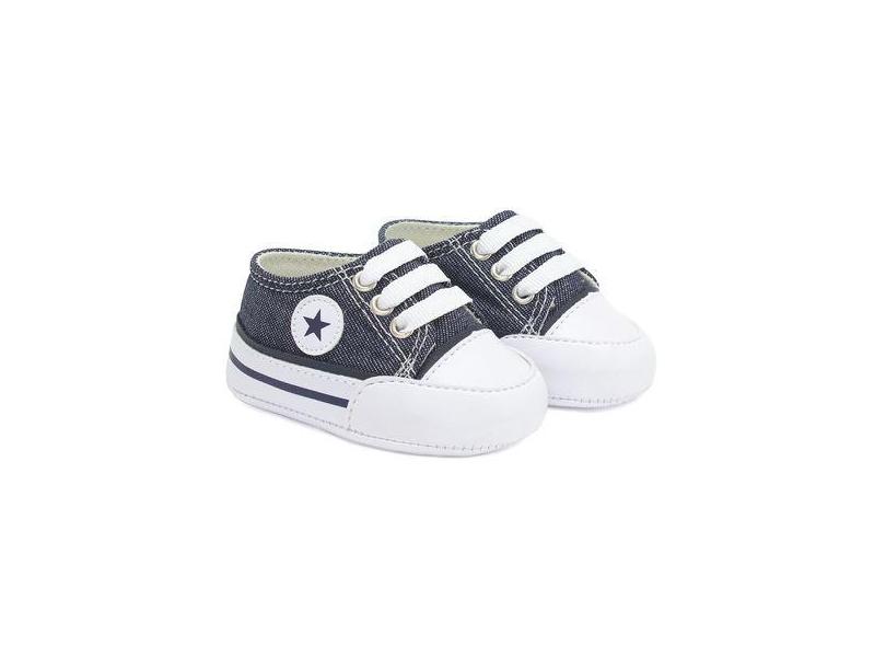 Tenis Para Bebês Em Lona - Mundo Kids