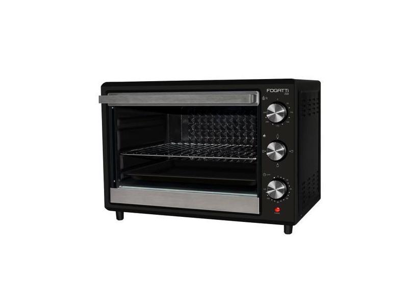 Forno Elétrico De 50 Litros Para Bancada I50 250ºc Fogatti Preto