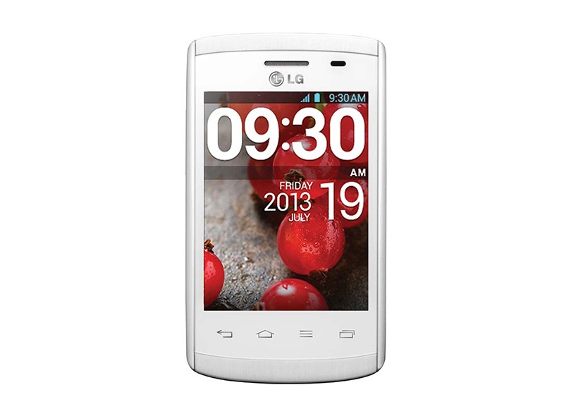 Smartphone LG Optimus L1 II E410 Câmera 2,0 MP Desbloqueado 4 GB Android 4.1 (Jelly Bean) Wi-Fi 3G
