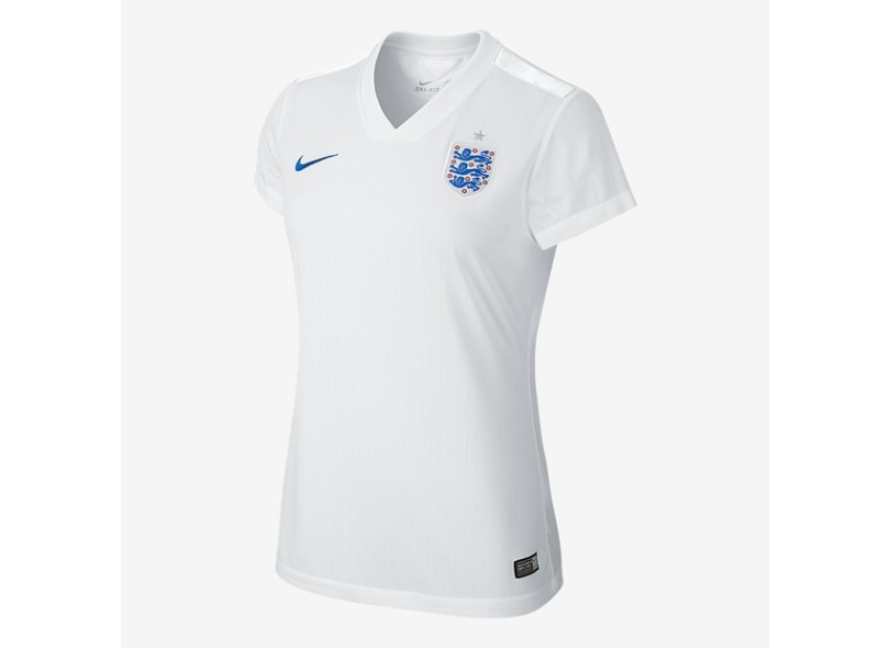 Camisa Jogo Inglaterra I 2014 Feminina s/nº Torcedor Nike
