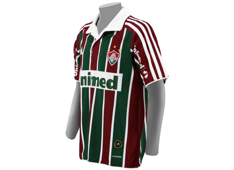 Camisa Jogo Fluminense I 2010 com Número Adidas