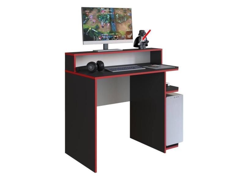 Mesa Gamer Com Suporte Para Cpu Multimóveis Cr25237 Preto Preto