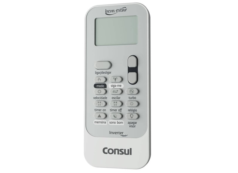 Ar Condicionado Split Hi Wall Consul Bem Estar 9.000BTUs Inverter Controle Remoto Quente/Frio CBJ/CBM09CB
