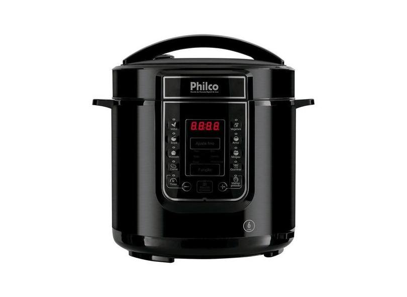 Panela Elétrica De Pressão Philco Ppp01p | 6 Litros, Painel  PPP01