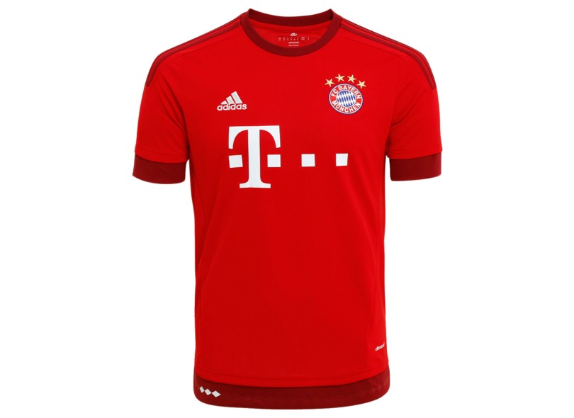 Camisa Torcedor Bayern de Munique I 2015/16 com Número Adidas