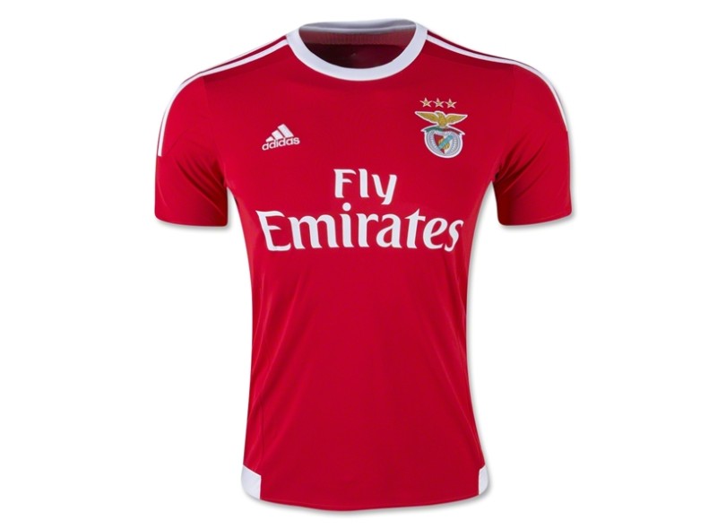 Camisa Jogo Benfica I 2015/16 sem número Adidas