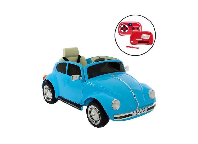 Carrinho Infantil Elétrico Vw Beetle 12V Com Controle Remoto - Zippy