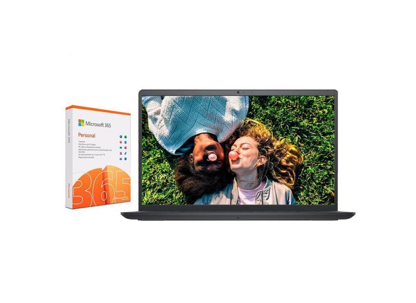 Notebook Dell Inspiron 15 com processador Intel Core i5, 12° Geração, 8GB RAM, 512GB SSD, Tela Full HD 15,6" e Windows 11 + Microsoft 365 Personal 1TB