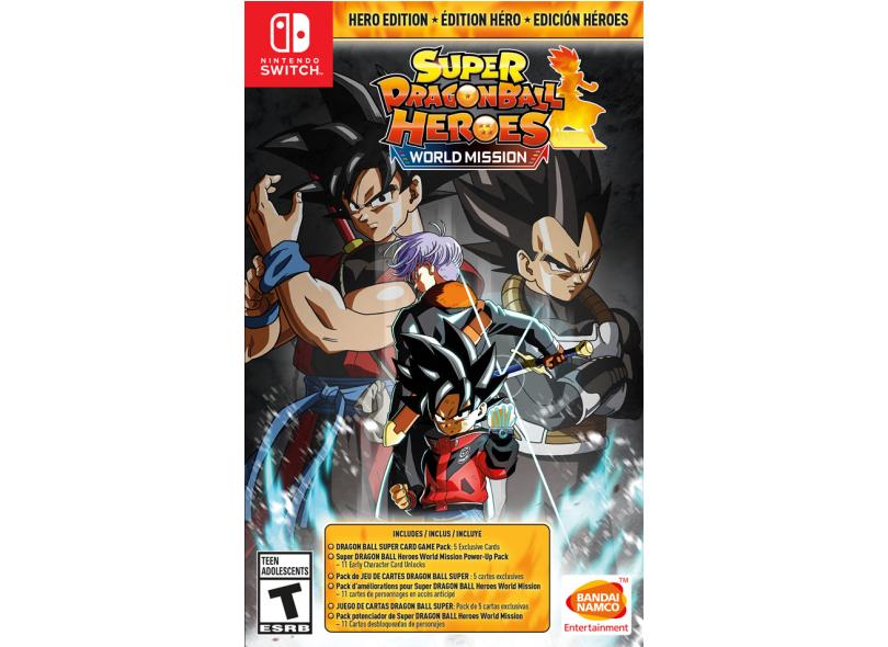 Jogo Super Dragon Ball Heroes World Mission Hero Edition Nintendo Switch