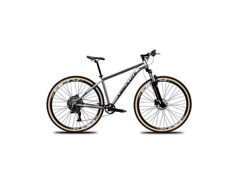 Bicicleta Aro 29 Absolute Nero 5 12v F. Hidráulicos Shimano, Cinza, 21
