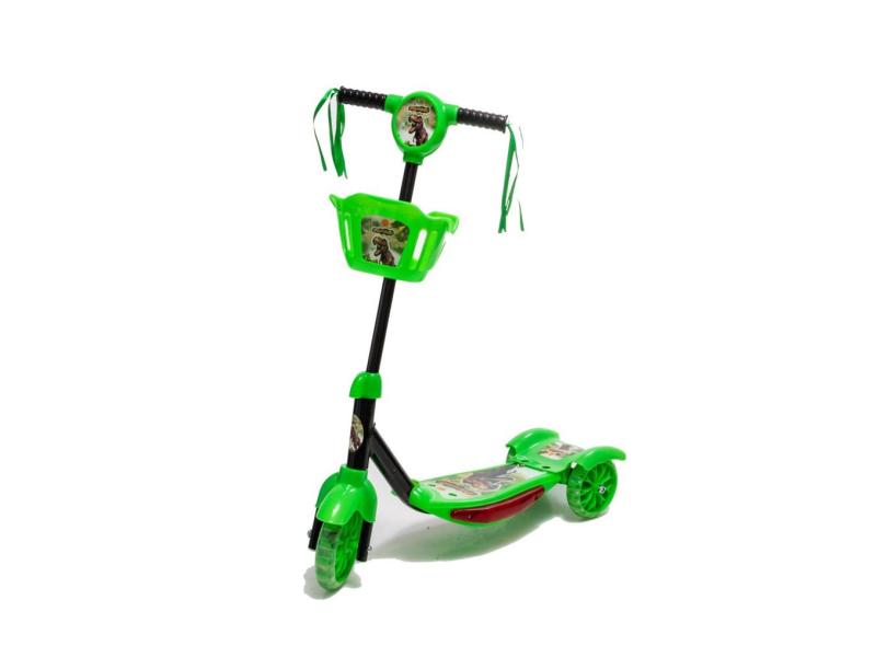 Patinete Verde Dino Selo Inmetro dm Toys