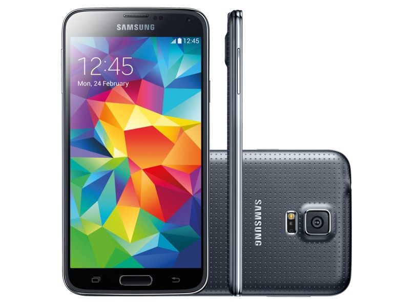 Smartphone Samsung Galaxy S5 G900M Câmera 16,0 MP 32GB Android 4.4 (Kit Kat) 4G Wi-Fi 3G