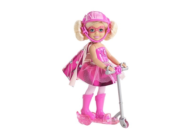 Boneca Barbie Super Princesa Super Chelsea Rosa Mattel
