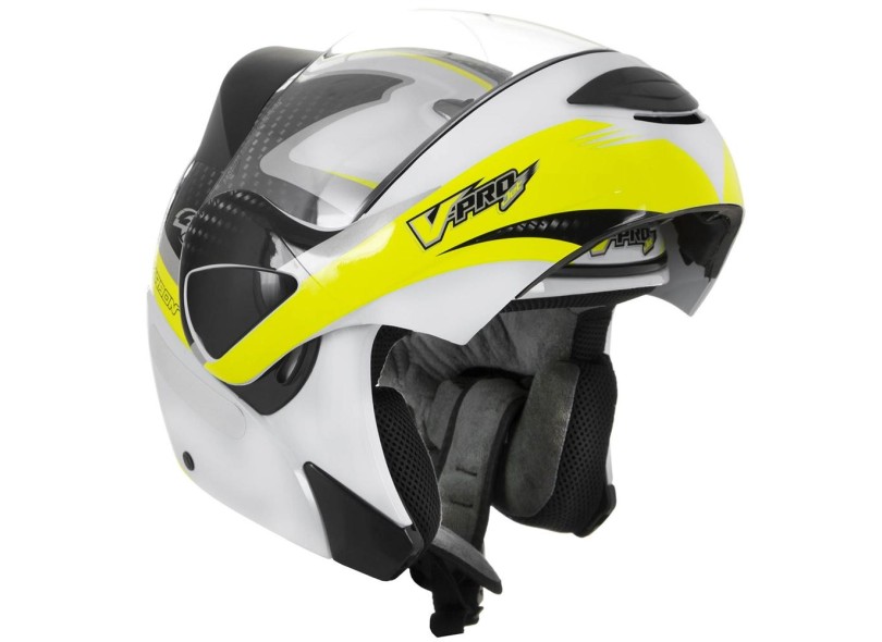 Capacete Protork V Pro Jet 2 Carbon Articulado