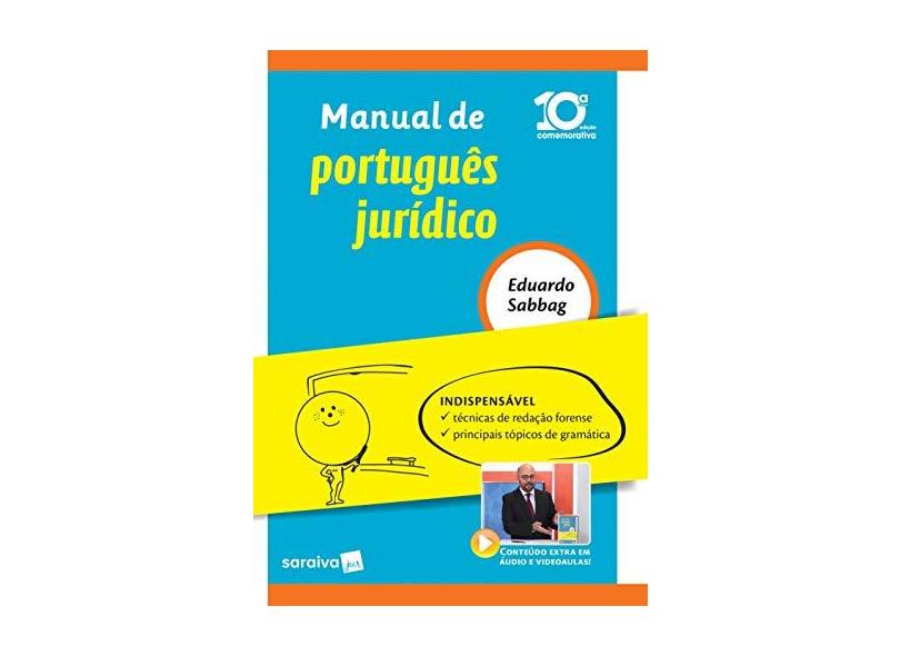 Manual de Português Jurídico   - Eduardo Sabbag    - 9788547228187