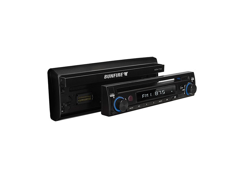 DVD Player Automotivo Sunfire Tela Touchscreen USB XDV-710