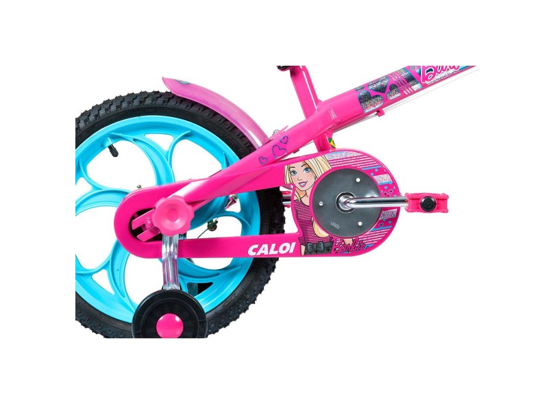 Bicicleta Caloi Barbie Aro 16 2017