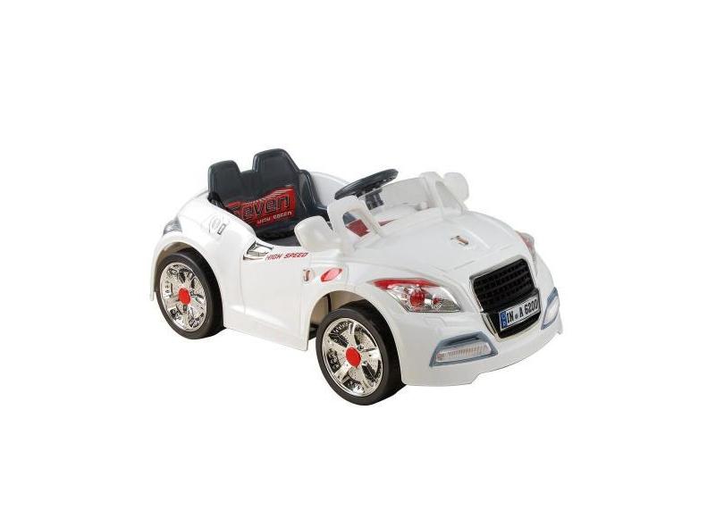 Carrinho Elétrico Esporte 6V Com Controle Remoto Branco - Be - Bel Bri