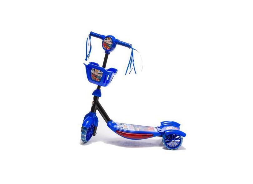 Patinete Dm Toys Cesta Corrida Divertida Para Crianças Azul