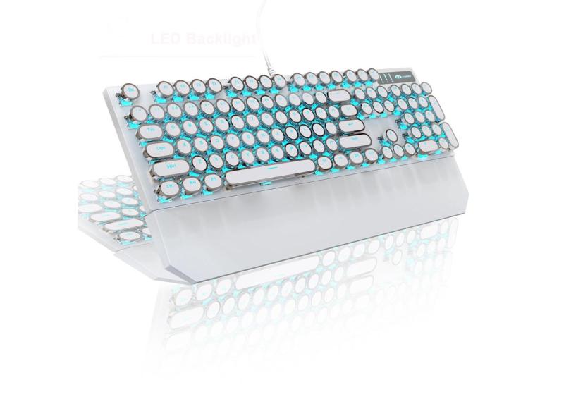 Teclado mecânico para jogos MageGee Typewriter Retro Style