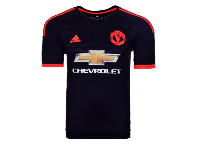 Camisa Torcedor infantil Manchester United III 2015/16 com Número Adidas