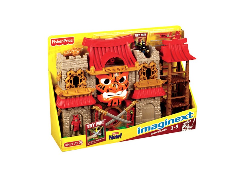 Boneco Imaginext Castelo Samurai - Mattel