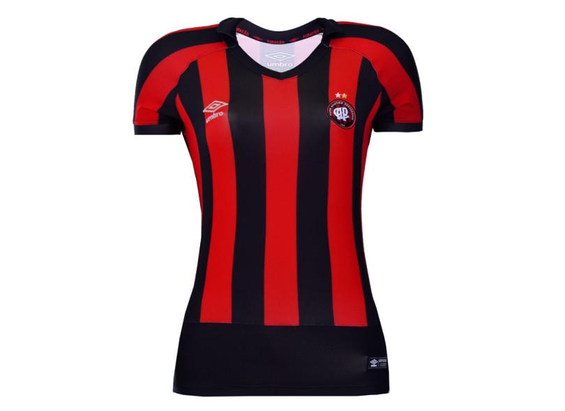 Camisa Torcedor feminina Atlético Paranaense I 2016 sem Número Umbro