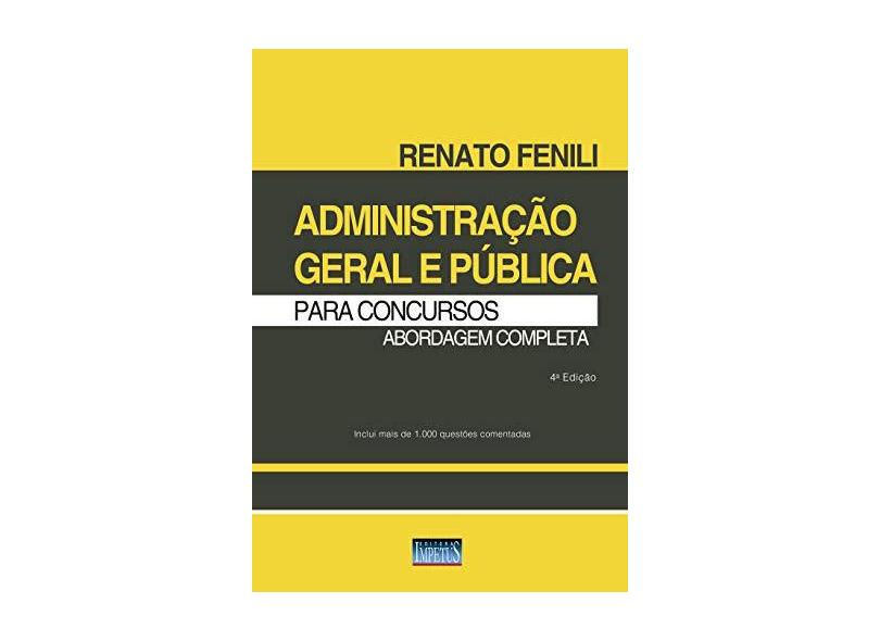 Administração Geral e Pública - Renato Fenili - 9788576269977