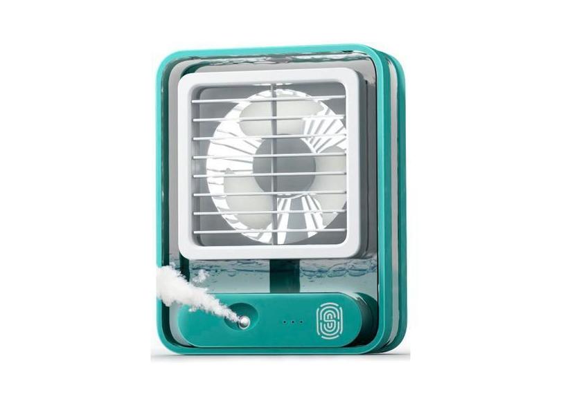 Ventilador De Mesa E Umidificador Portátil Recarregável - Relet