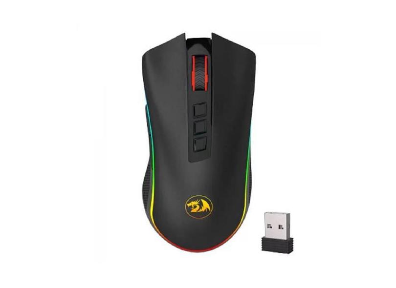 Mouse gamer redragon cobra pro rgb wireless - m711-pro preto