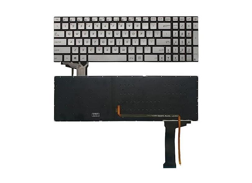Yuchao Teclados de substituição Teclado da versão dos EUA com luz de fundo do teclado para ASUS GL552 GL552J GL552JX GL552V GL552VL GL552VW N552VW N552VX G771JM G771JW Acessórios para computador